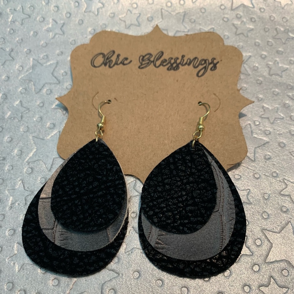 Hand crafted faux earrings